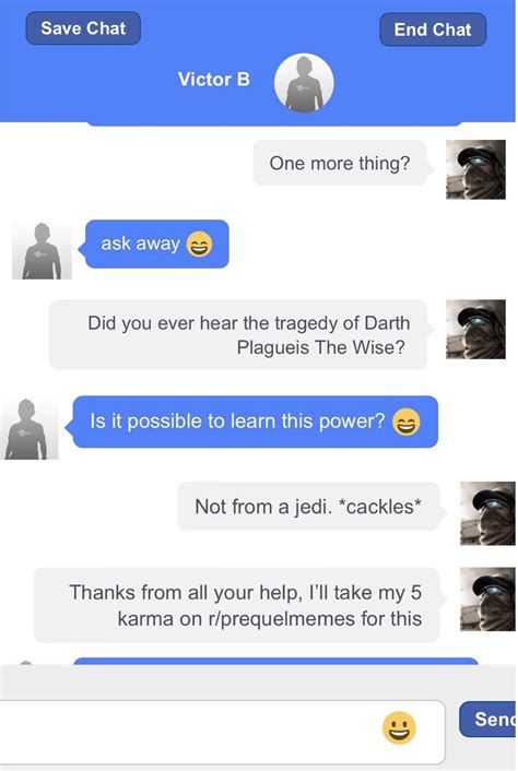 The force is strong with the Ubisoft support live chat. : r/PrequelMemes