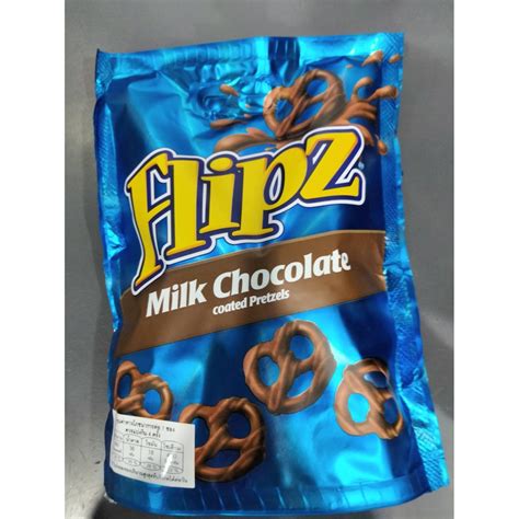 Flipz Milk Chocolate Pretzels 90g ราคาพเศษ Shopee Thailand