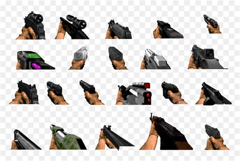 Pisstepanks Weapon Edits - Doom Weapons Sprites Pack, HD Png Download - vhv