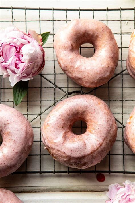 Strawberry Glazed Chai Doughnuts Half Baked Harvest