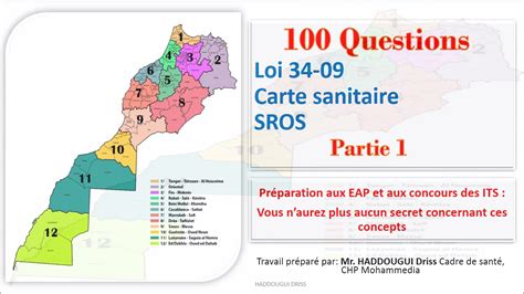 100 Questions Loi 34 09 Carte Sanitaire SROS Partie 1 4 YouTube