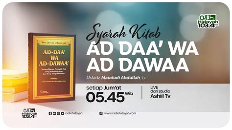 Kitab Ad Daa Wad Dawaa Ustadz Maududi Abdullah Lc YouTube