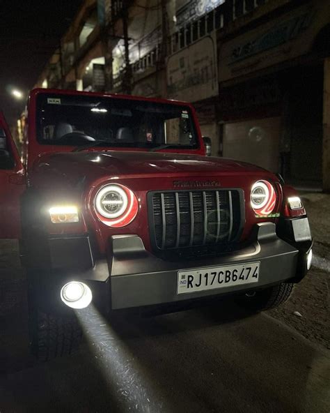 Normal Aluminium Mahindra Thar 2020 Minus Led Headlights 120 Watt At