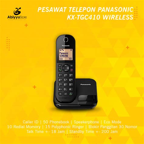 Jual Pesawat Telepon Cordless Panasonic Kx Tgc Telephone Wireless