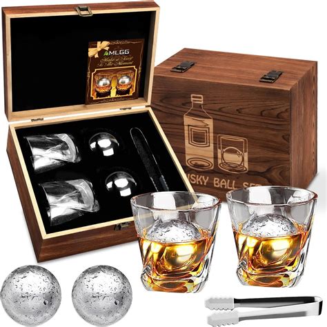 Mixology And Craft Whiskey Glasses And Stones 10oz Crystal Whisky