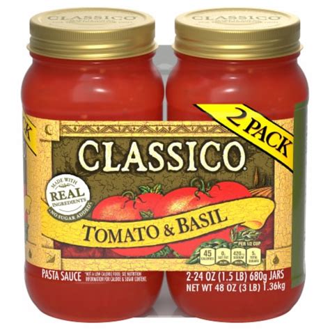 Classico® Tomato And Basil Pasta Sauce 2 Ct 24 Oz Kroger