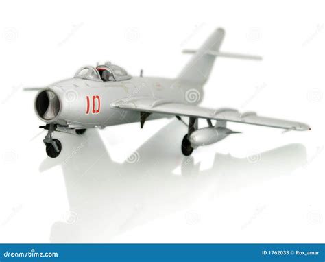 Silver Airplane Stock Photos - Image: 1762033