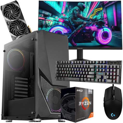 Setup Gamer Special Pc De Bureau Gaming Ryzen G Rtx