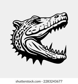 Alligator Head Vector Logo Mascot Design Stock Vector (Royalty Free ...