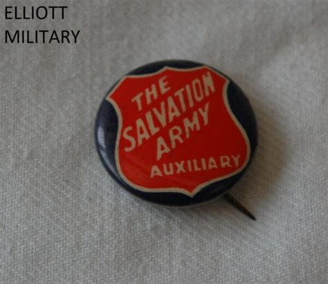 Salvation Army Auxiliary Pin Badge Elliott Military