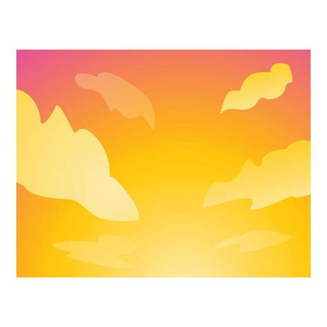 Beautiful Vibrant Sunset Sky With Clouds Forming 48454982 Vector Art At