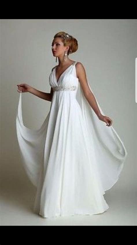 Wedding Dress Empire Grecian Style Wedding Dress Greek Wedding