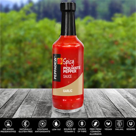 Spicy Piquanté Pepper Garlic Sauce PEPPADEW