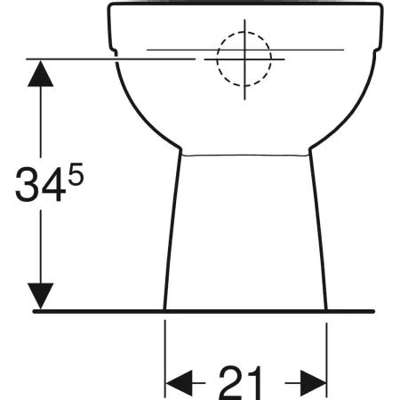 Gebrit Geberit Renova Stand Wc Tiefsp Ler Abgang Vertikal