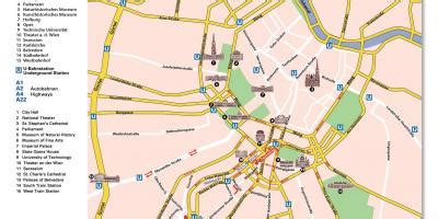 Ringstrasse Vienna map - Ringstrasse map (Austria)