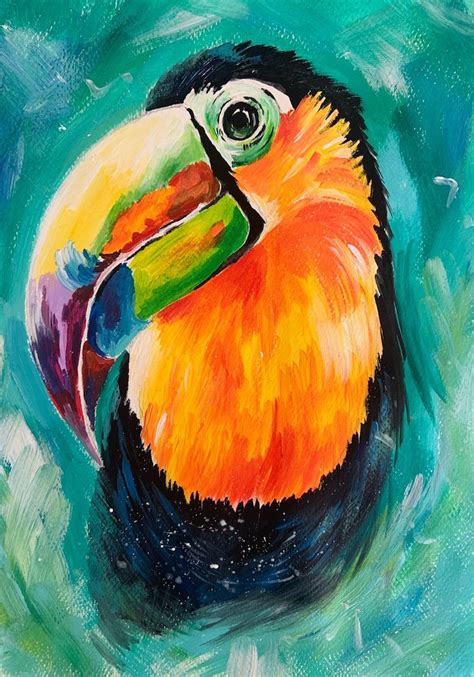 Toucan in Acrylics | ArtBase