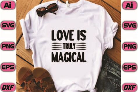Love is Truly Magical Graphic by unique shop · Creative Fabrica