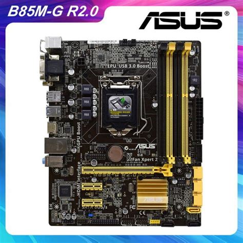 Asus B M G R Lga Intel B B M Desktop Pc Motherboard Ddr G