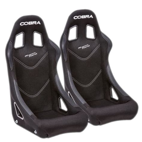 2x Cobra Monaco Sport Narrow Seats For Mazda Mx5 Mk1 2 1989 2005 Including Fitting Kit Cobra