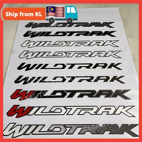 Wildtrak Sticker Side Door Ford Ranger Raptor Wild Trak Wildtrack Body