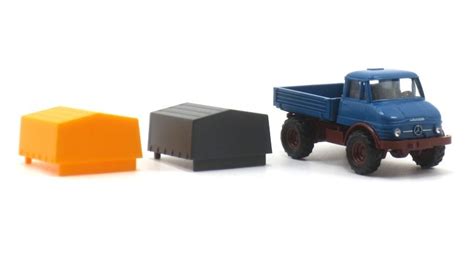 WIKING 8371 02 WIKING Laden Modell 14 Unimog 406 Azurblau