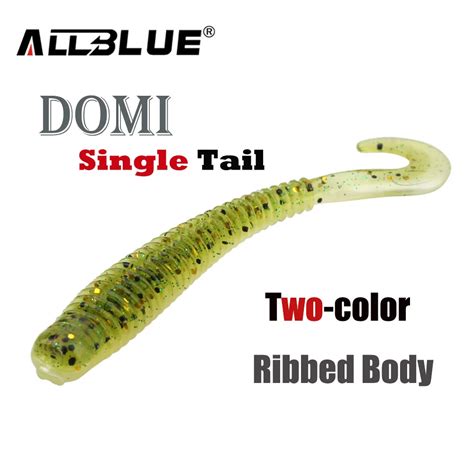 Aliexpress Buy ALLBLUE 8pcs Lot Curly Tail Soft Lure 80mm 2g