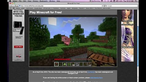 MINECRAFT FOR FREE!! NO DOWNLOADS REAL - YouTube