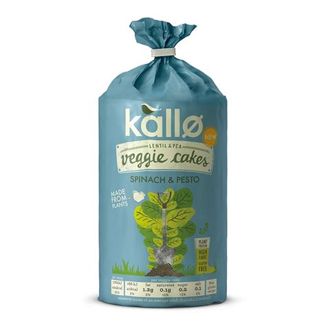 Kallo Spinach And Pesto Veggie Cakes 122g Holland Barrett Malta