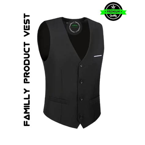 Jual Rompi Daleman Jas Formal Bahan Catton Ribpstop Vest Dalaman Jas