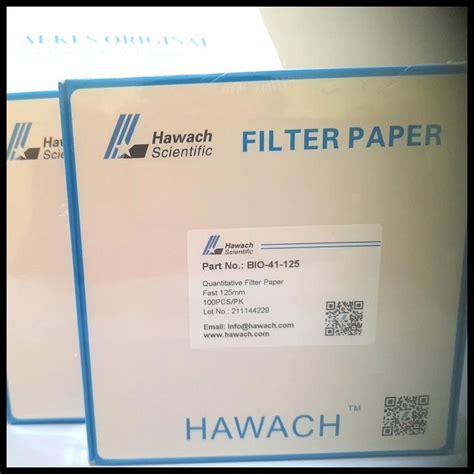 Jual Kertas Saring Filter Paper No 41 Hawach 125 Mm Shopee Indonesia