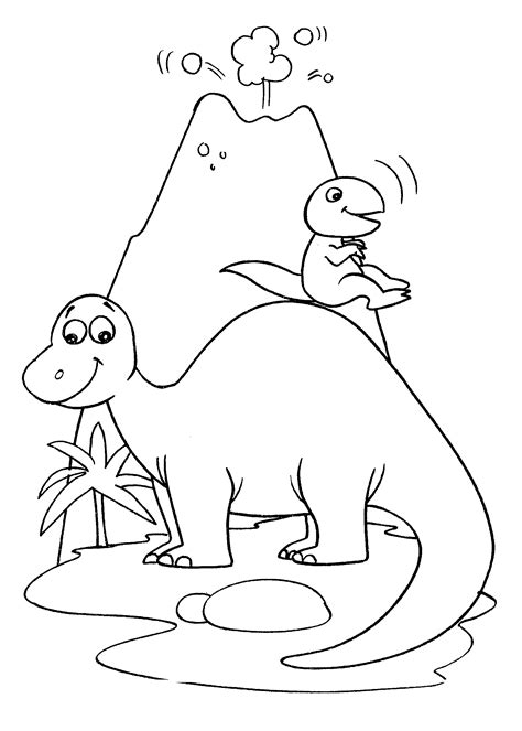 Desenho De Dinossauros Bebe Para Colorir Desenhos Para Pintar E Imprimir