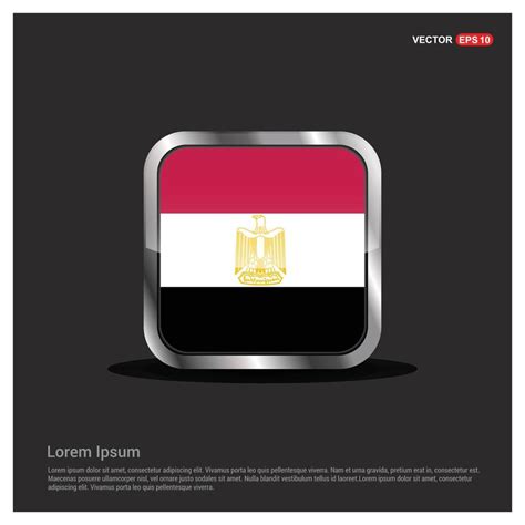 Egypt flag design vector 13285945 Vector Art at Vecteezy