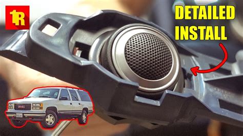 1995 1999 Gmc And Chevy Truck Front Speaker Install And Replacement Youtube