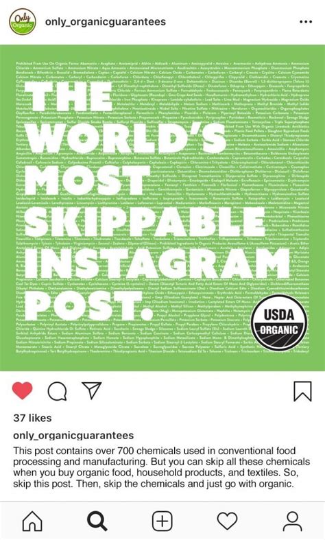 Organic Voices The World S Most Skippable Instagram Post