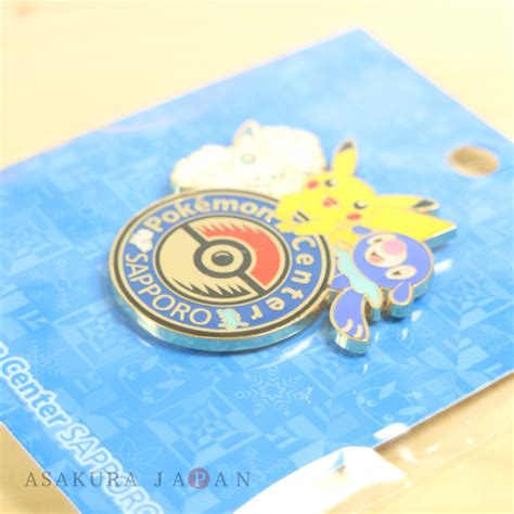 Pokemon Center Sapporo Limited Original Logo Pins Pin Badge Alola