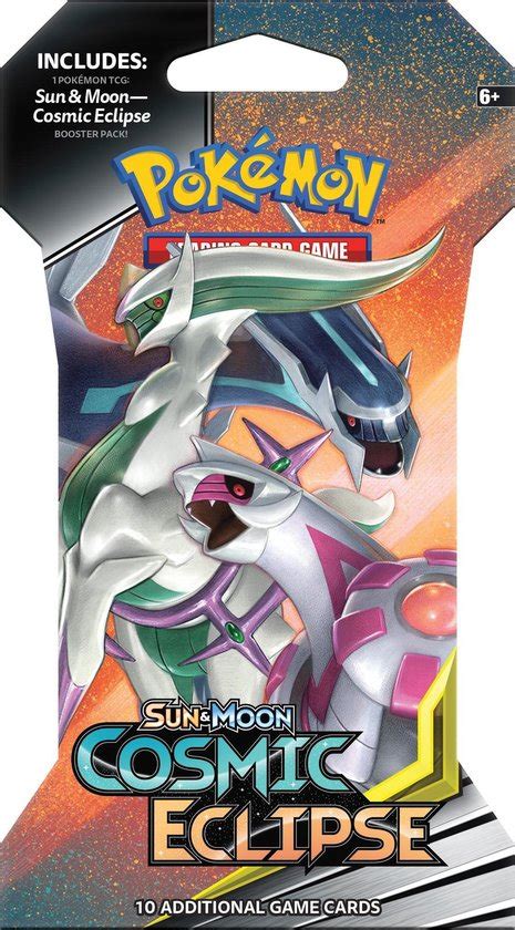 Pokémon Sun Moon Cosmic Eclipse Sleeved Booster Pokémon Kaarten