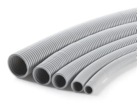 UL94 5va Fire Resistant 20mm 25mm Grey Color PVC Electrical Corrugated