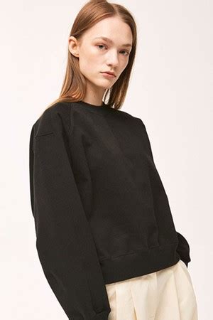 Rib Block Crop Sweatshirt Color Nonlocal