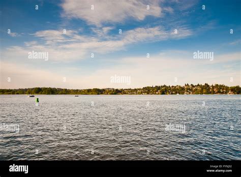 View Of Union Bay Seattle Stock Photo Alamy