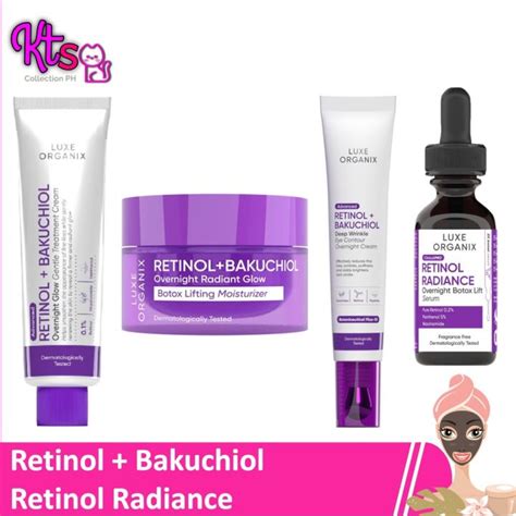 LUXE ORGANIX Retinol Bakuchiol Retinol Radiance Serum Retinol