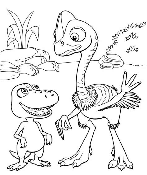 Desenhos De Dinotrem Para Colorir E Imprimir Colorironline