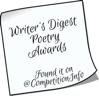 Writers Digest Poetry Awards Competition Info