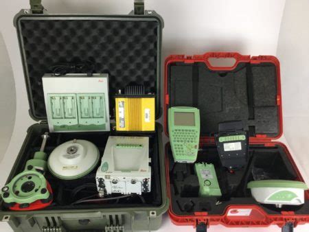 Leica Complete Gps Glonass Base Rover Rtk Kit Precision