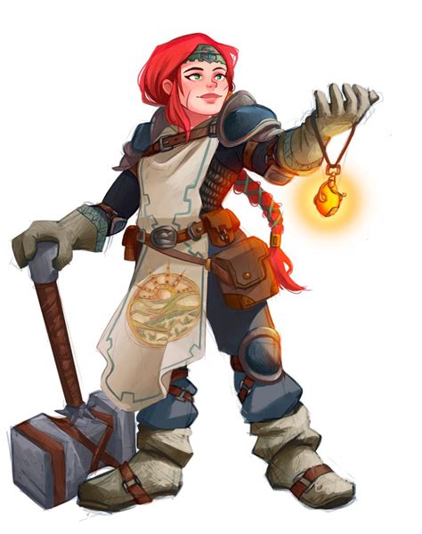 Dungeons & Dragons Tactics Dwarf Cleric Character, PNG, 1000x1267px ...