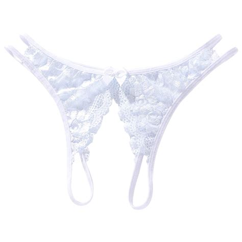 BOBOGOJP Women S Bikini Underwear Lace Sexy Bikini Panties White L Walmart