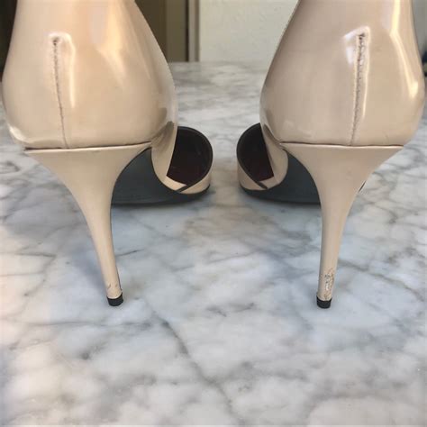 Celine Nude Leather Pointed Toe Pumps Gem