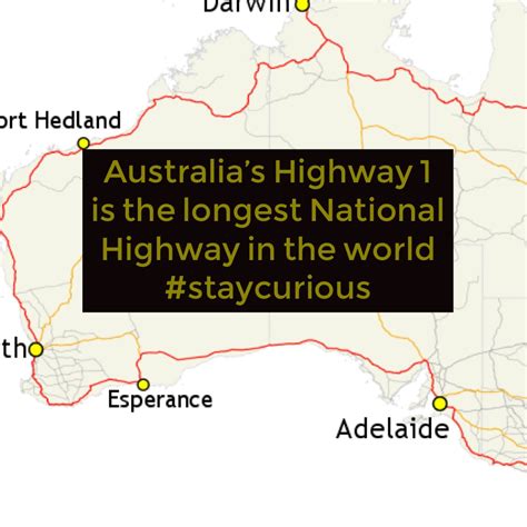 Australia's Highway 1 is the longest National Highway in the world ...