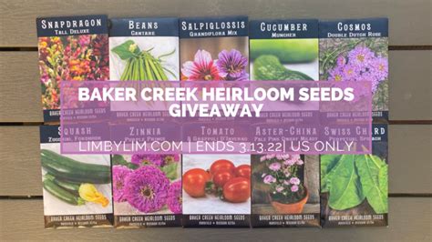 Backyard Bliss With Baker Creek Heirloom Seeds LimByLim