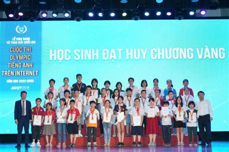 Vinh danh các thí sinh xuất sắc đạt giải trong kỳ thi IOE năm 2022 2023