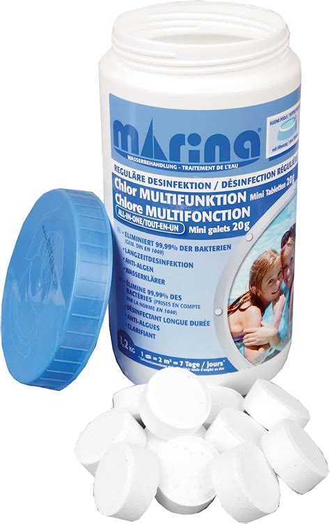 Marina Chlor Multitabs 20g Pool Tabletten Chlortabletten 1 2kg